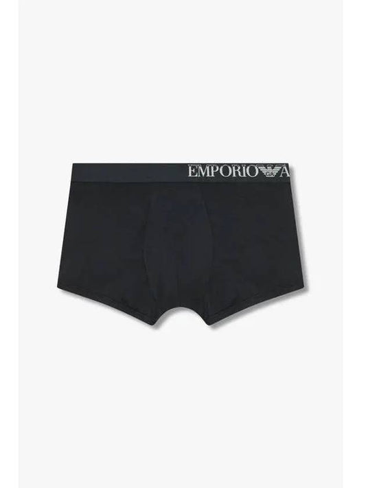 UNDERWEAR Men s Side Logo Banding Drawn Black - EMPORIO ARMANI - BALAAN 1