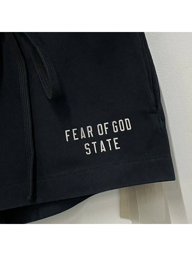 Heavy Jersey Running Shorts Black - FEAR OF GOD ESSENTIALS - BALAAN 5