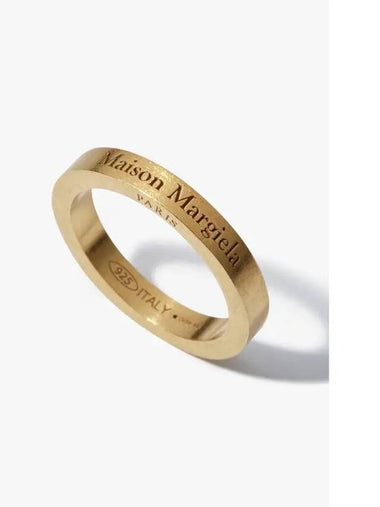 Logo engraved ring gold - MAISON MARGIELA - BALAAN 1