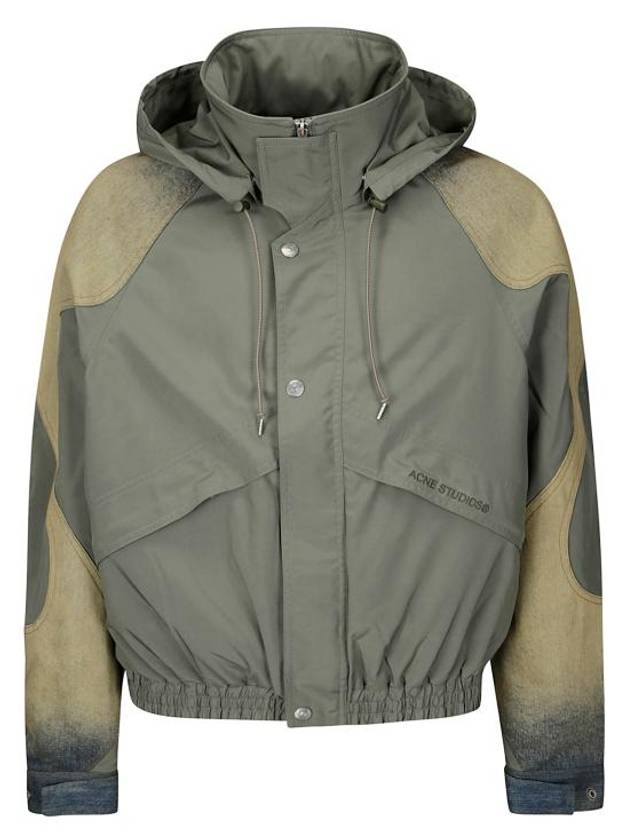 Polyester Windbreaker Olive Green - ACNE STUDIOS - BALAAN 2