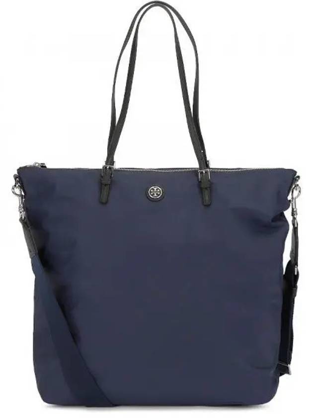 Virginia Nylon Tote Bag Navy - TORY BURCH - BALAAN 2