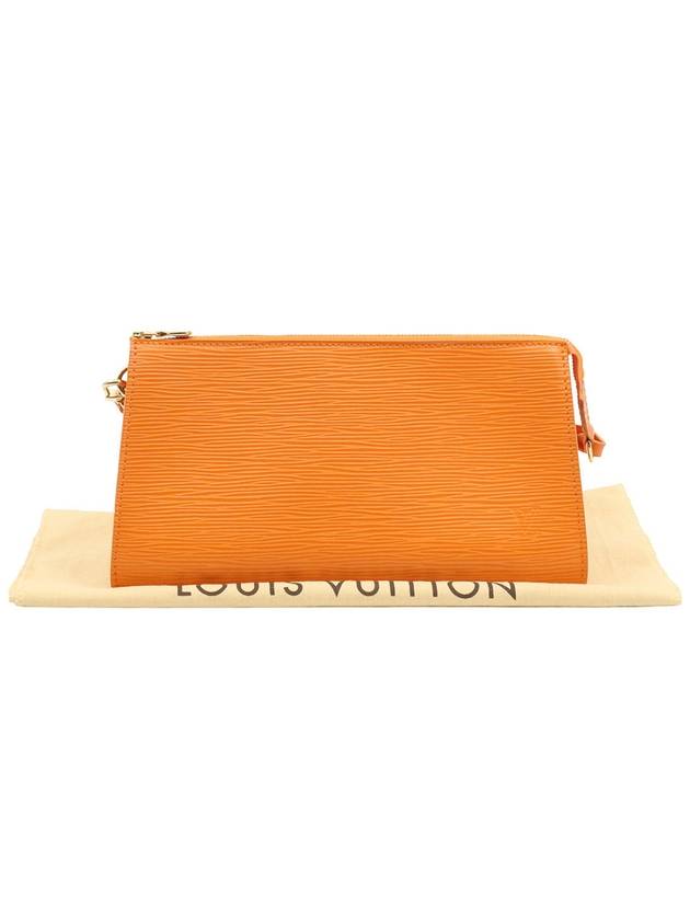 Orange Epi Leather Gold Pochette Accessory Pouch Shoulder Bag M5298H - LOUIS VUITTON - BALAAN 2