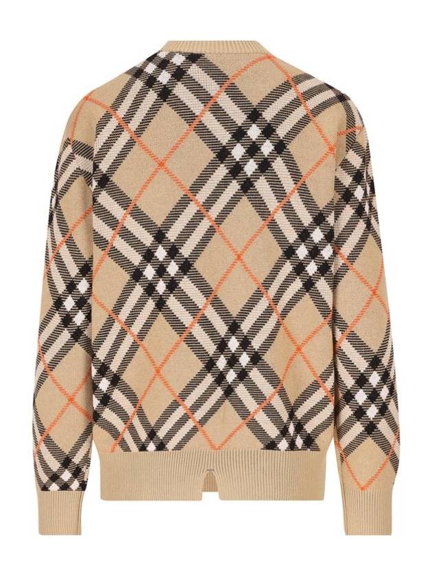 Vintage Check Intarsia Knit Top Beige - BURBERRY - BALAAN 3