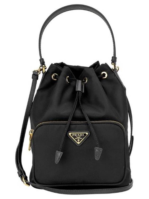 Duet Re-Nylon Bucket Bag Black - PRADA - BALAAN 2