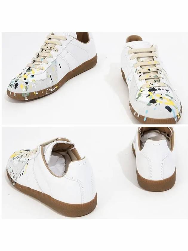 Replica Paint Drop Low Top Sneakers White - MAISON MARGIELA - BALAAN 3