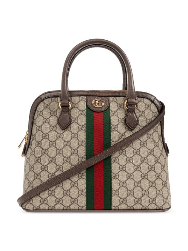 Ophidia Medium Top Handle Tote Bag Beige Ebony - GUCCI - BALAAN 2