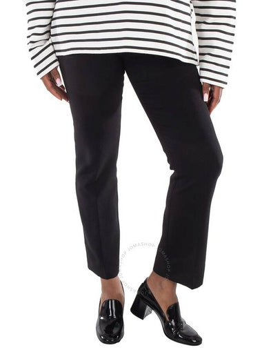 Max Mara Ladies Black Umanita Merino Wool Blend Trousers, Brand Size 42 (US Size 8) - MAX MARA - BALAAN 1