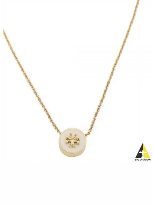 Kira Enamel Pendant Necklace Gold - TORY BURCH - BALAAN 2