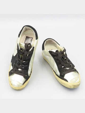 Smith Market Silver Sneakers Women s Shoes - GOLDEN GOOSE - BALAAN 1