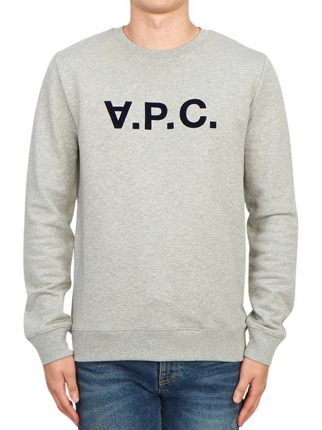 VPC Logo Crew Neck Sweatshirt Grey - A.P.C. - BALAAN 2