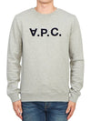 VPC Logo Crew Neck Sweatshirt Grey - A.P.C. - BALAAN 4