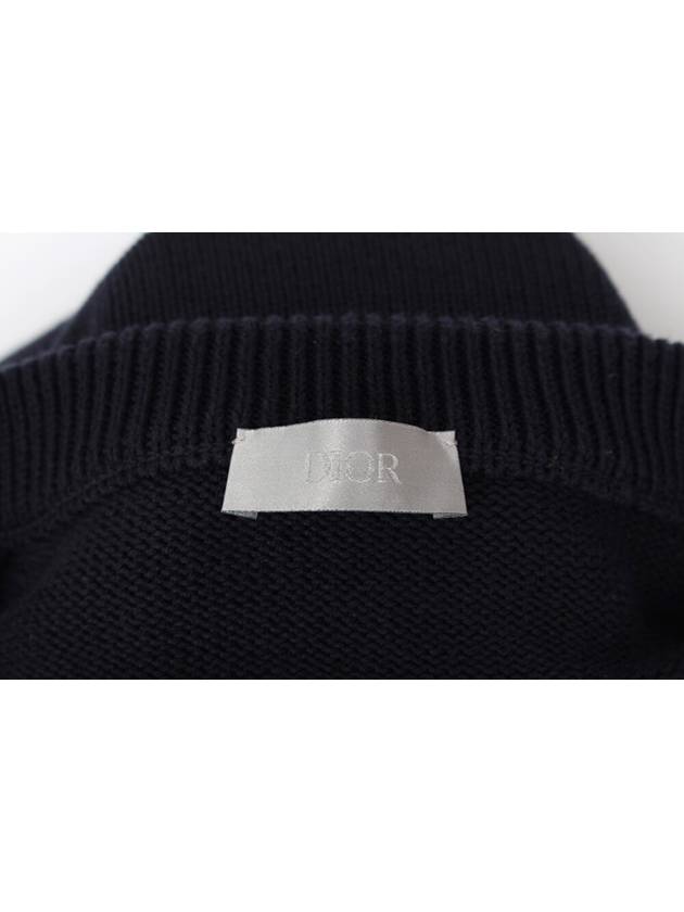 Oblique insert knit navy XXL - DIOR - BALAAN 7