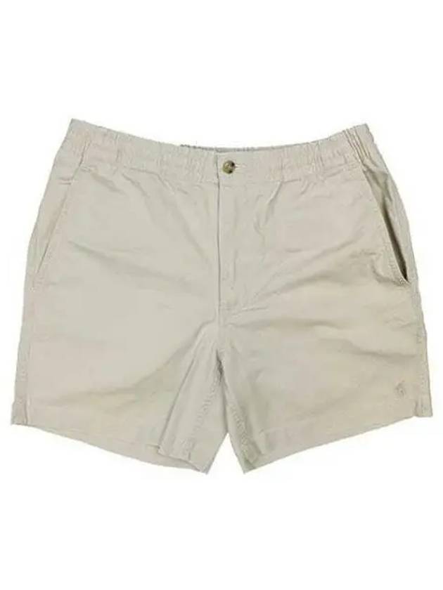 Men's Embroidered Pony Prepster Shorts Tan - POLO RALPH LAUREN - BALAAN 2