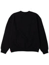 Men's Embroidered Sweatshirt Black - STOCKHOLM SYNDROME - BALAAN 3