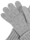 cashmere logo gloves - SAINT LAURENT - BALAAN 5