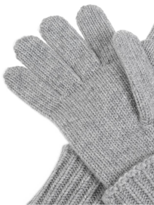 cashmere logo gloves - SAINT LAURENT - BALAAN 5