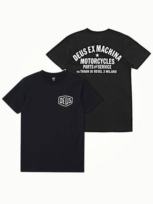 Address Short Sleeve T-Shirt Black - DEUS EX MACHINA - BALAAN 2