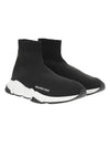 Speed Trainer High Top Sneakers Black - BALENCIAGA - BALAAN 2