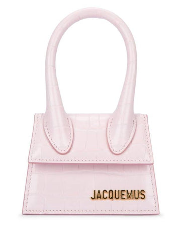 Le Chiquito Signature Mini Tote Bag Pale Pink - JACQUEMUS - BALAAN 1