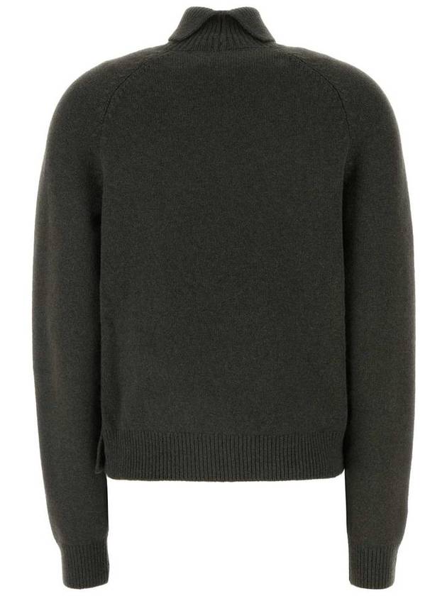 Pullover Cashmere Turtleneck Green - FENDI - BALAAN 3