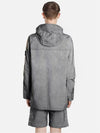 Reflective Hooded Jacket Grey - STONE ISLAND - BALAAN 3