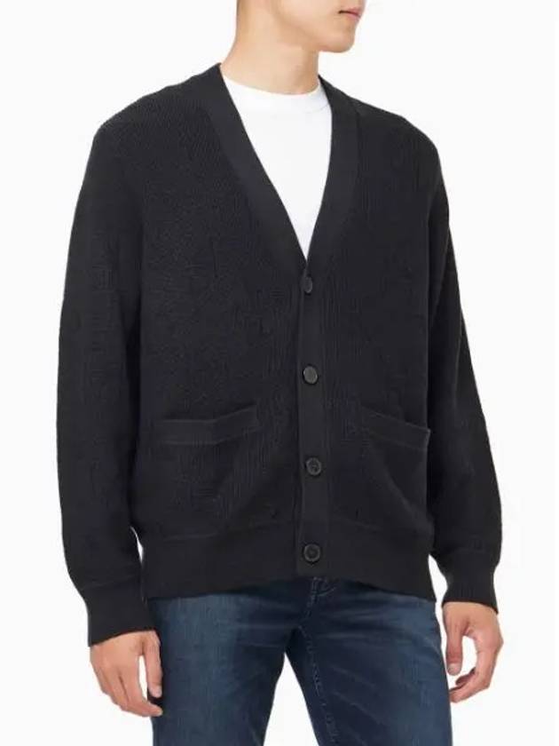 JEANS Men s AOP Knit Cardigan J326647 BEH - CALVIN KLEIN - BALAAN 1