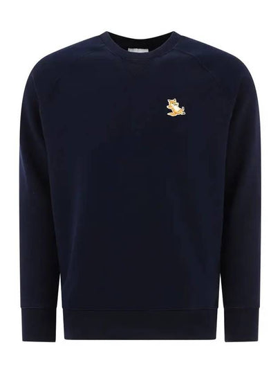 Chillax Fox Patch Classic Sweatshirt Navy - MAISON KITSUNE - BALAAN 2