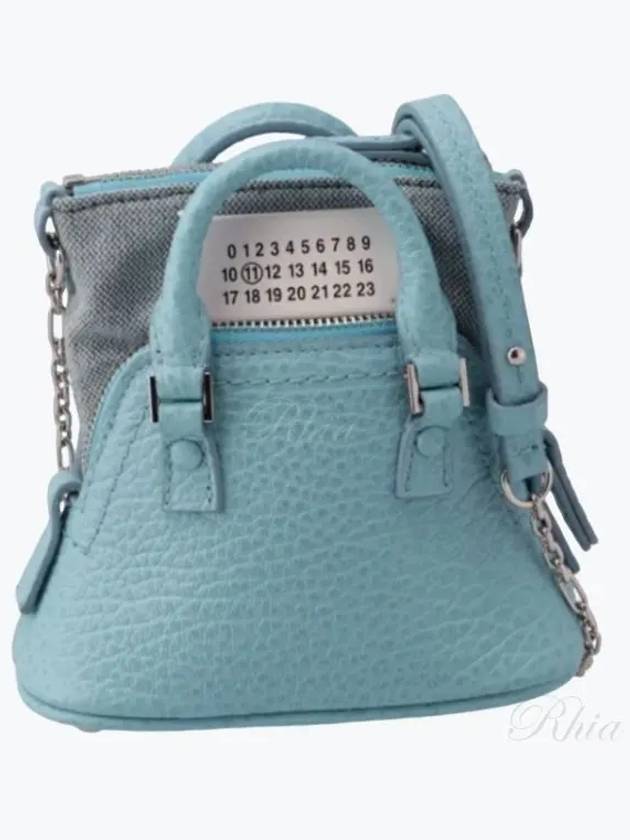 5AC Classic Baby Shoulder Bag Blue - MAISON MARGIELA - BALAAN 2