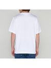 Varsity Logo Short Sleeve T-Shirt White - AMI - BALAAN 4