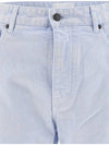 Men's Mattiussi Straight Pants Light Blue - AMI - BALAAN 5