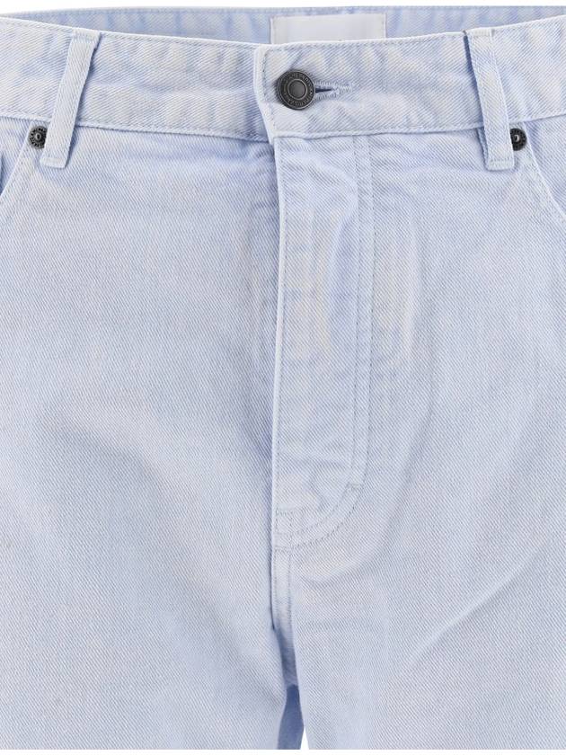 Men's Mattiussi Straight Pants Light Blue - AMI - BALAAN 5