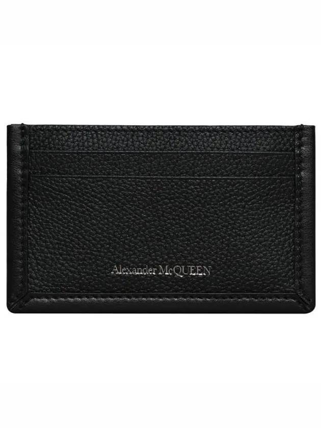 Logo Card Wallet Black - ALEXANDER MCQUEEN - BALAAN 2