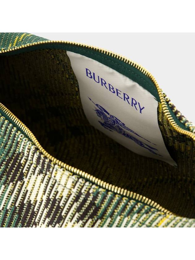 Peg Medium Duffel Bag Green - BURBERRY - BALAAN 5