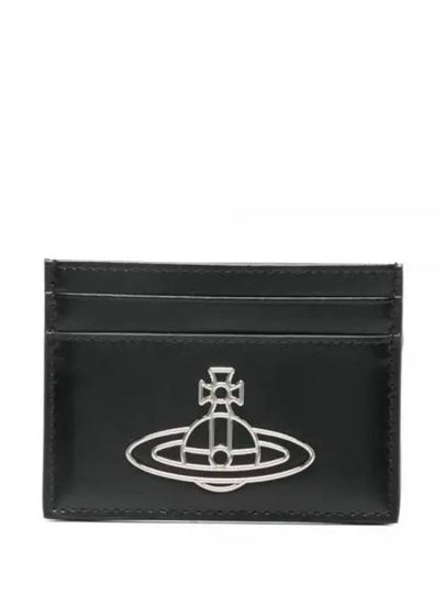 Logo Plaque Card Wallet Black - VIVIENNE WESTWOOD - BALAAN 2