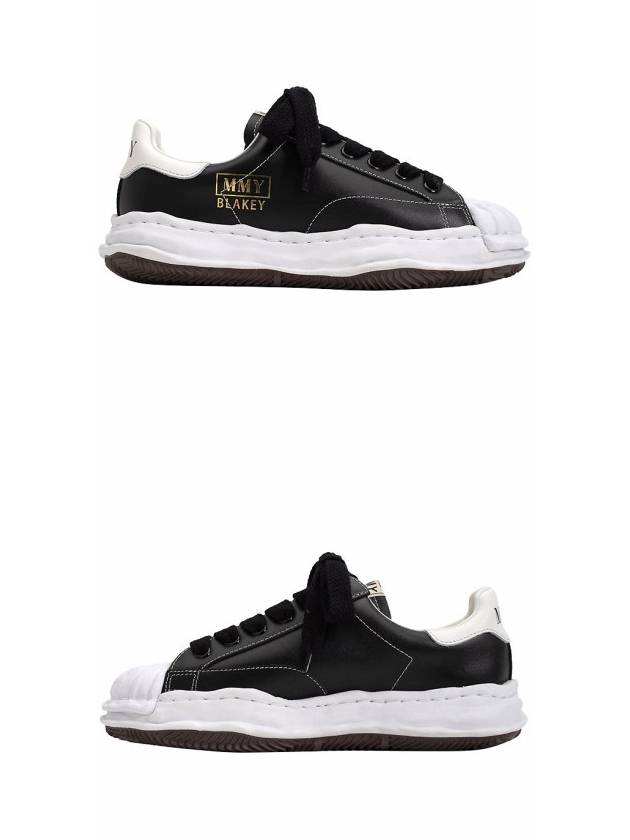 Blakey Logo OG Sole Low Top Sneakers Black - MAISON MIHARA YASUHIRO - BALAAN 5