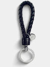 Intrecciato Leather Key Holder Tourmaline - BOTTEGA VENETA - BALAAN 7