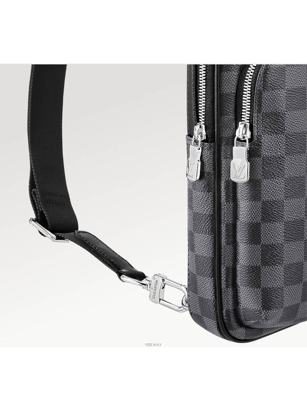 Avenue Leather Sling Bag Grey - LOUIS VUITTON - BALAAN 6