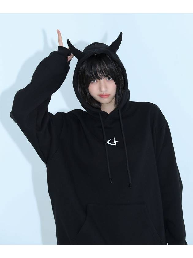 05 devil hoodie BLACK - CLUT STUDIO - BALAAN 5