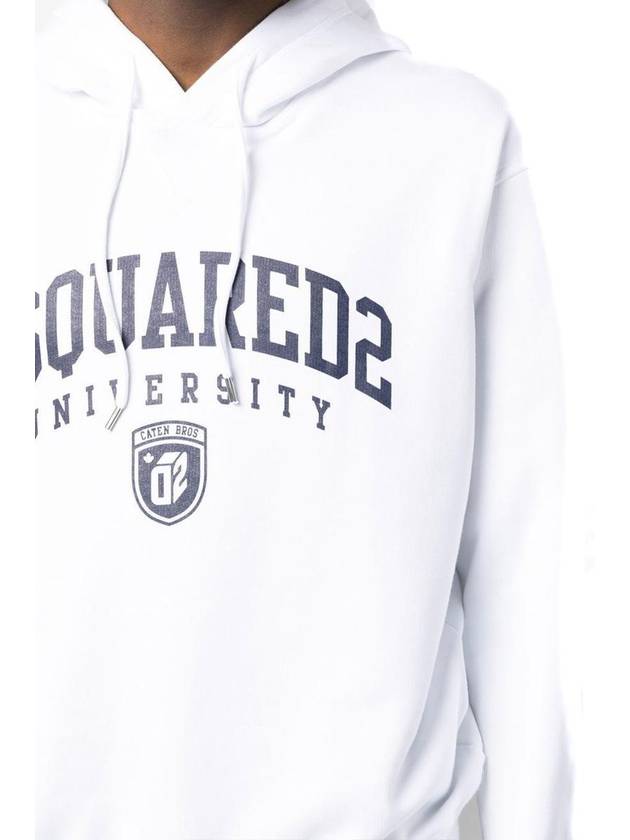 University Print Drawstring Hoodie S74GU0744S25516 - DSQUARED2 - BALAAN 5