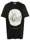 Poseidon Print Overfit Short Sleeve T-Shirt Black - GIVENCHY - BALAAN 2