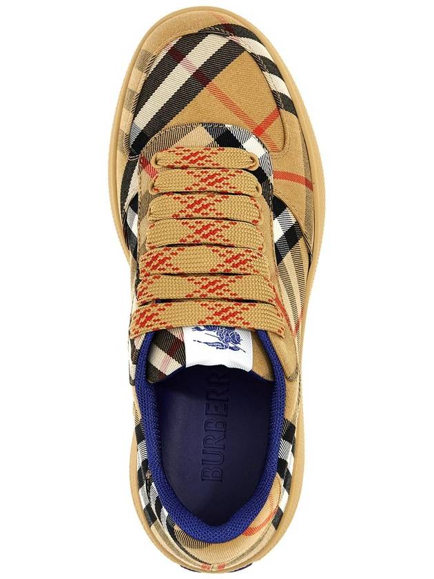 Check Terrace Low Top Sneakers Sand - BURBERRY - BALAAN 5