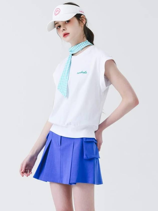 Vivid Cargo Skirt BLUE - MONBIRDIE GOLF - BALAAN 3