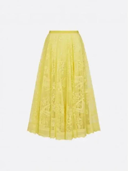 Riviera flare midi skirt 441J75A8986 X2065 - DIOR - BALAAN 1