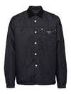 Re Nylon Long Sleeves Shirt Black - PRADA - BALAAN 2