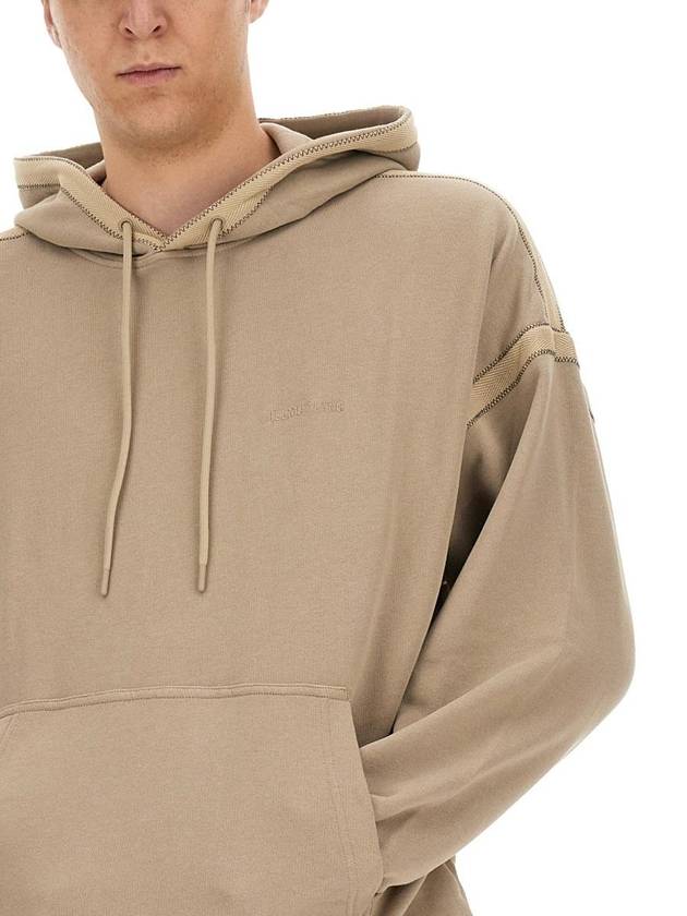 Hooded Sweatshirt N04HM514 V0J BEIGE - HELMUT LANG - BALAAN 5