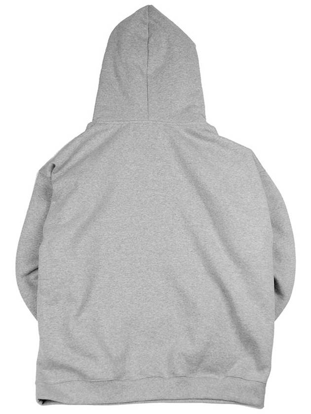 Applique Logo Hooded Top Gray - FOREEDCLUB - BALAAN 3