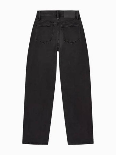 JEANS Women s High Rise Loose Fit Black Denim J225433 1BY - CALVIN KLEIN - BALAAN 1