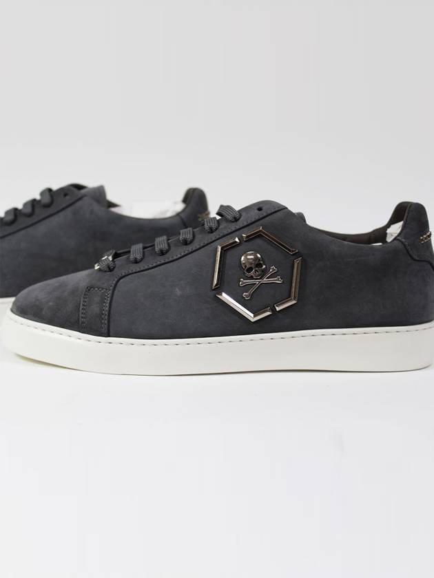 Men's skull logo Comfy low top low top sneakers A17S MSC0873 PLE008N - PHILIPP PLEIN - BALAAN 1