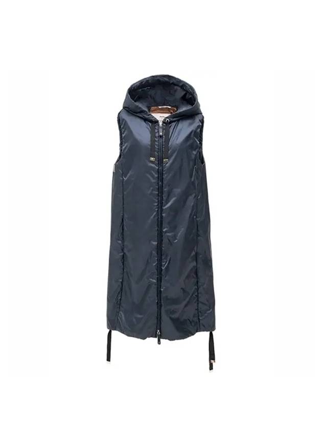 Greengi Polyester Vest Navy - MAX MARA - BALAAN 1