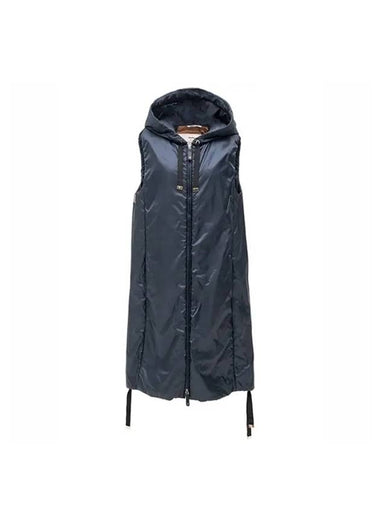 Cube Greenage Polyester Vest Navy - MAX MARA - BALAAN 1